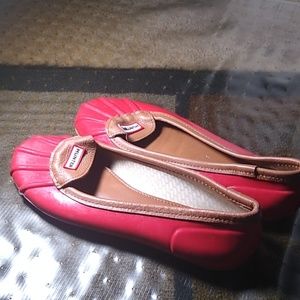 Red Hunter rain shoes 9 (NON NEGOTIABLE)